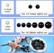 150PCS Large Safety Eyes for Amigurumi, 12mm-30mm Black Plastic Crochet Doll Eyes with Washers for Stuffed Animals, Bears & DIY Crafts
